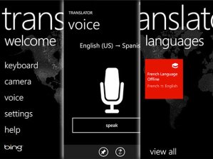I would've been lost without my trusty Bing translator on my Windows 8 phone.