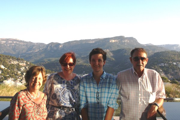Rosa, me, Pedro, and Rafa, my host family for 6 weeks in Spain.