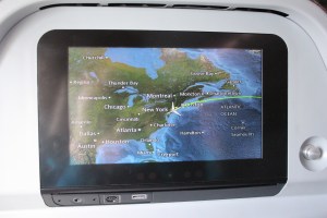 Tracking my flight with the on-board GPS