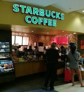 Seeing the Starbucks at JFK airport was a welcome reminder that I was almost home.