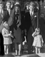 JFK, Jr. models courage and honor at the tender young age of 3 years old.