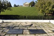 Eternal flame and burial site of President and Mrs. Kennedy, Arlington Cemetery