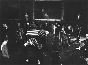 Kennedy's body lies in state--a grief that shook the nation.