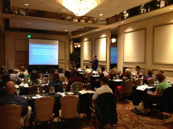 My husband, Dr. Curtis Nelson, teaching at the Phoenix Activator seminar.