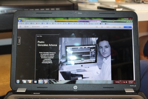 Launching Pedro's new website.