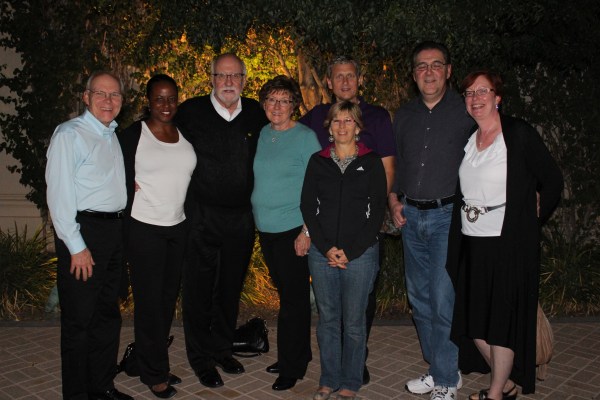 Dinner with the Fuhr's and the other chiropractic instructors.