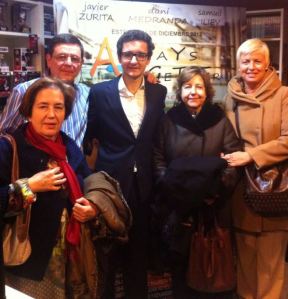 Pedro and his family at the Always Together premiere.