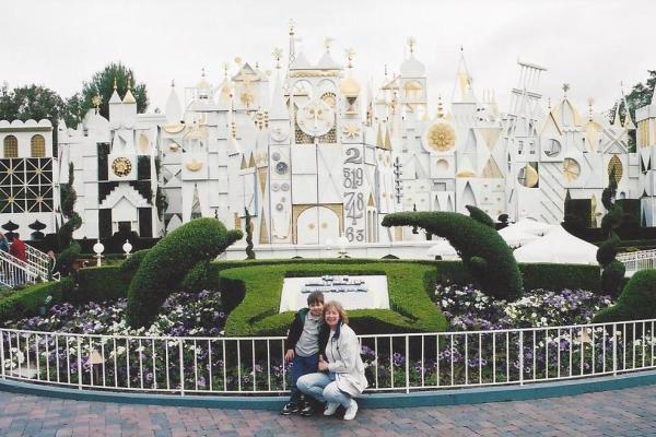 At 'It's a Small World', April 2003.