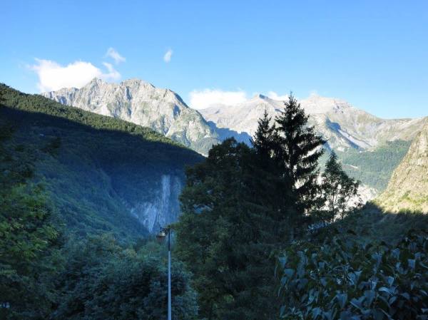 The view from the Klein's home in Grenoble, France.