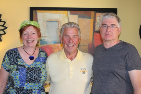 With my brothers in 2014