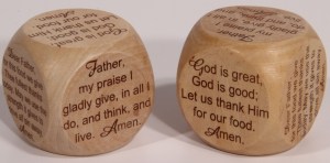 English prayer cube