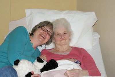 My 50th birthday with my mother.