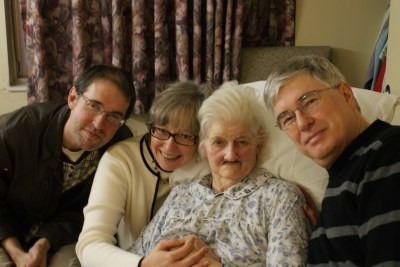 A family reunion with mom.